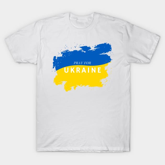 Pray For Ukraine - Stop Russia-Ukraine War T-Shirt by Jamille Art